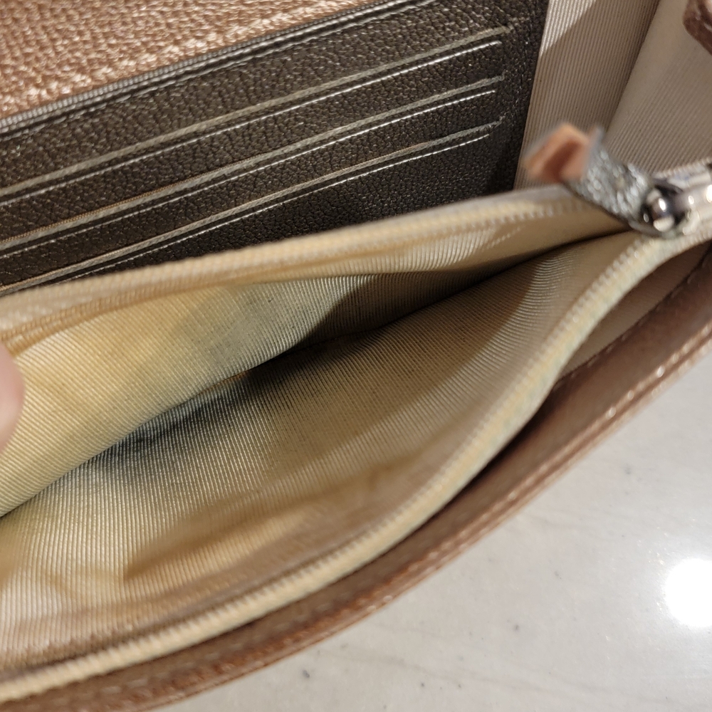Chanel Champagne/Rose Wallet | Mixed Metal | Excellent Condition - Picture 10 of 11